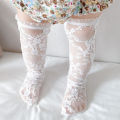 【Daily Necessities For Anyone Store】Children's Socks Solid Color Lace Girl Mesh Tube Skin-Friendly Breathable Sock Baby Princess Stockiings White Lace. 