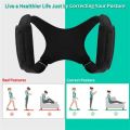 Adjustable Back Shoulder Posture Corrector Belt Clavicle Spine Support Office Sport Upper Back Neck Brace Fitness Back Support. 