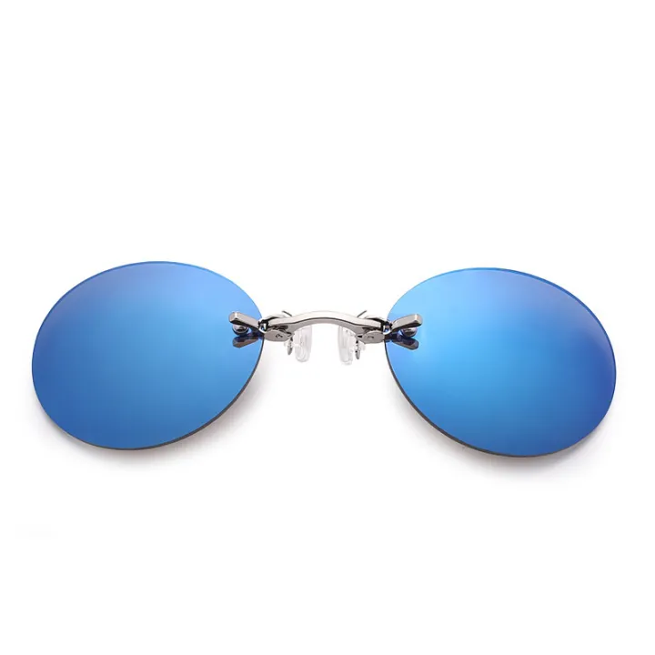 Clip%20On%20Nose%20Glasses%20Round%20Rimless%20Matrix%20Morpheus%20Sunglasses%20Mini%20Frameless%20Vintage%20Men%20Eyeglasses%20UV400%20-%20Image%206