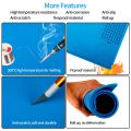 Delicate product S-140 Magnetic Insulation Silicone Soldering Mat Magnetic Repair Mat, Heat Resistant Work Mat 932°F for Repair Electronics.