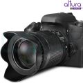58MM Tulip Flower Lens Hood for Canon EOS 77D 80D 90D Rebel T8i T7 T7i T6i T6s T6 SL2 SL3 DSLR Cameras with Canon EF-S 18-55mm f/3.5-5.6 is Lens and Select Nikon Lenses. 