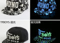 New luminous hat men and women genius fluorescent hat baseball cap.