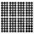 8 Sheet 144pcs Spice Sticker Reusable Container Jam Labels Kitchen Stickers Organizer Wall Sticker Home Decor Chalkboard Label. 