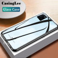 For VIVO Y35 Case Glass silicon Full Protection Tempered Glass Back cover Casing hp For VIVO Y35 Phone cases. 
