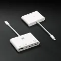 FB Lightning iOS OTG 5 in 1 Card Reader FB-OTG31 Data Transfer Charging Reader Support XQD SD TF No need APP for iPhone iPad. 
