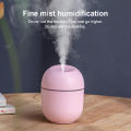 220ml Portable Mini Humidifier USB Power with LED Ambient Light Car Home Humidifier Aromatherapy Oil Diffuser with 5V USB Output. 