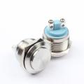 1 Pcs 22mm metal push button waterproof stainless steel switch press button 1NO high round head momentary 22GT.F.L. 