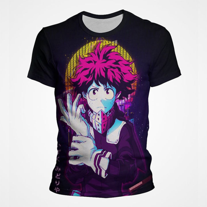2023 anime My Hero Academia Kuroko No basket 3D print T-shirt