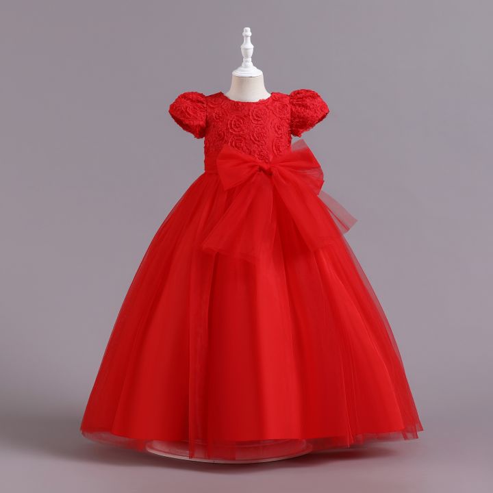 Girls%20Party%20Dresses%204%20Colors%20110cm-160cm%20Baby%20Dress%20Long%20Skirt%20Children%20Vestidos%20Wedding%20Birthday%20Peformance%20Ball%20Gown%20-%20Image%204