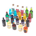 20Pcs 1:12 1:6 Dollhouse Miniature Drink Bottles Model Dolls Kitchen Accessories Huiye.