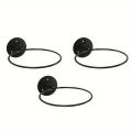 3pcs Basketball Volleyball Soccer Display Holders Home Ball Rack On The Wall Ball Rack Put The Ball Rack Football Display Racks SnowWhite. 