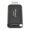 Capture Card 4K HD to USB2.0 Capture Card Video Record Box 1080P@30Hz Camera Recording Live Streaming.
