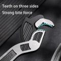 Alloy Steel Industrial Grade Wrench Good Quality Black Multifunctional Wrench Self-Locking Pipe Wrench Tool for Home Outdoors. 