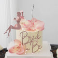 2pcs Design Bride To Be Cake Topper Rose Gold Acrylic Cake Topper Girl Bachelor Wedding Bridal Engaged Dessert Baking Decoration Maoxia Maoxia.