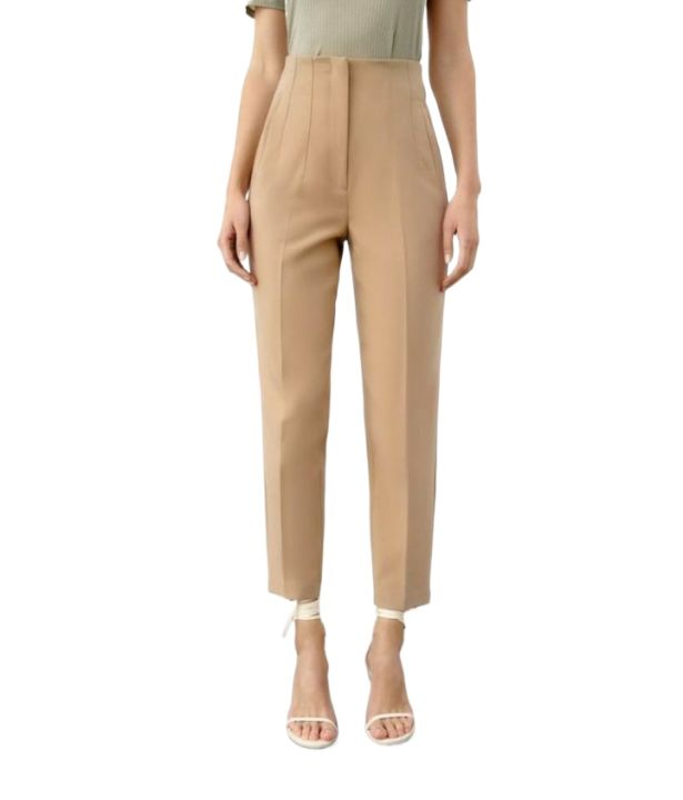 Ladies%20Formal%20Pants%20High%20Waist%20-%20Spandex%20Knit%20Twill%20Fabric%20-%20Slim%20Fit%20-%20High%20Fashion%20-%20Image%202