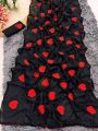Georgette High Quality Stylish Saree. Saree with unstitched Blouse for Women.