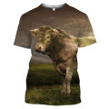 Spain Bull graphic t shirt for men T-shirt fashion 3D San Fermín bullfight printed tee shirts womens clothing kids short sleeve.