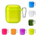Candy Color Earphone Cover For Apple AirPods Pro 2nd 3 Air Pods 2 or 1 Transparent Soft TPU Cases Crystal With Keychain. 