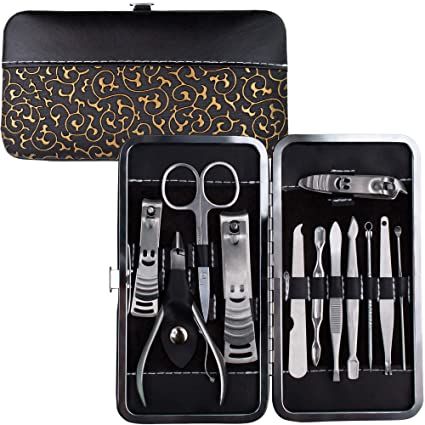12 PCS MENICURE PEDICURE SET