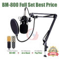 BM800 Condenser Microphone Full Studio Package. 