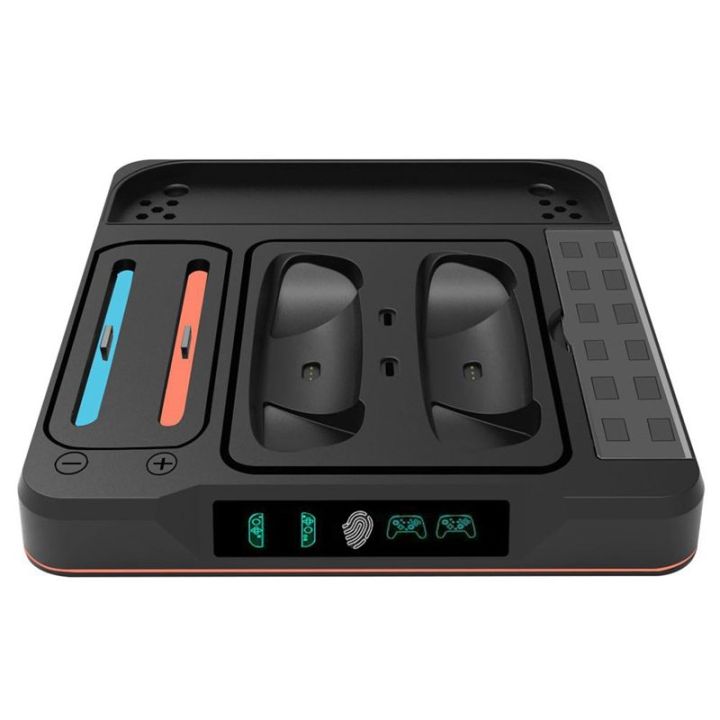 Charging Dock Station Fast Charging Adapter for Switch 2 Controller Heat Dissipation with RGB