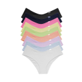 Pack of 5 Pcs Women’s Cotton Ribbed V Shape Cotton Panty From Levin.