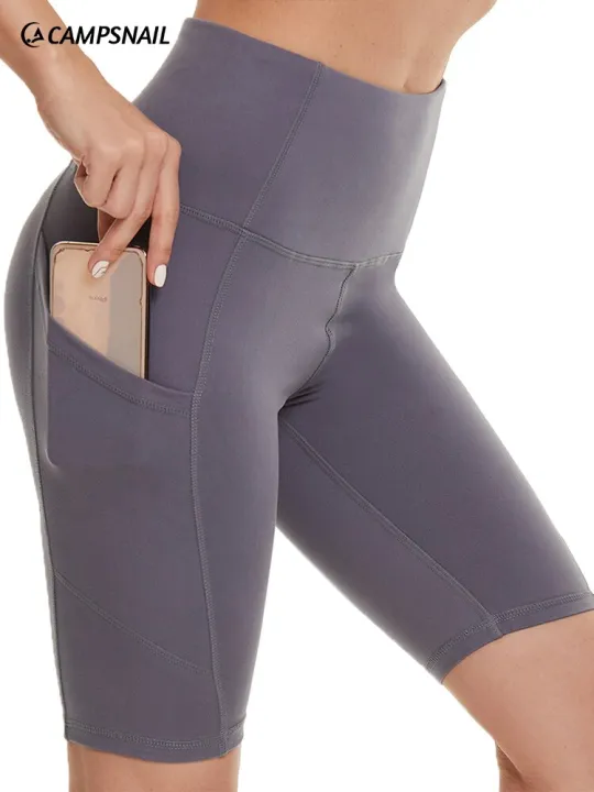 CAMPSNAIL%20Leopard%20Casual%20Biker%20Shorts%20With%20Pockets%20For%20Women%20High%20Waist%20Elastic%20Gym%20Sport%20Short%20Pants%20Soft%20Fitness%20Yoga%20Legging%20-%20Image%206