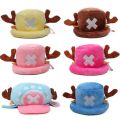 Unisex Cosplay Tony Chopper Plush Hat Anime Cartoon Chopper Cosplay Hat Kawaii Cute Winter Warm Hat Fan Collection.