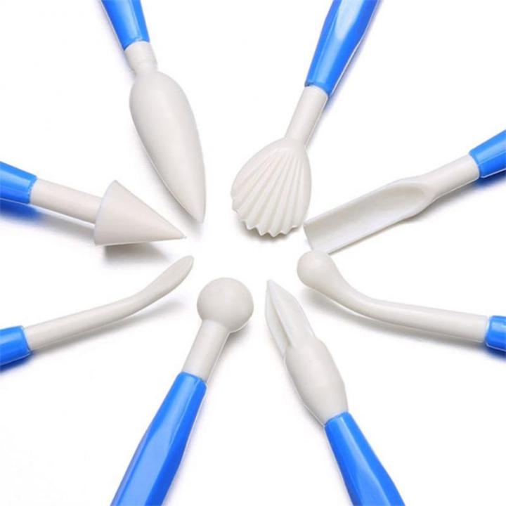 8pcs/Set%20Sculpture%20Sugar%20Modeling%20Cutter%20Smoother%20Polymer%20Clay%20Mold%20Fondant%20Flower%20Gum%20Paste%20Decorating%20Pen%20Tool%20Kit%20-%20Image%203