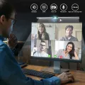 Monitor Light Bar with 1080P Webcam 40cm Touch ScreenBar Computer Lamp Adjustable Brightness and Color Temperature E-Reading.