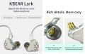 KBEAR Lark Hybrid 1DD+1BA Driver Earphones. 