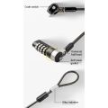 Portable Unique High Quality Suitable For Dell Password Lock Tablet and Phone Lock Hole For Notebook Laptop Computer Lock Protective Lock Computer Anti-theft Chain Lock Password Computer Lock.