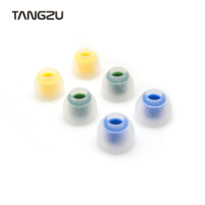 Tangzu Tang Sancai Noise Isolating Silicone Ear Tips Soft Eartips Improve Bass Clarity For Bravery/yume/rinko In Ear Earphone