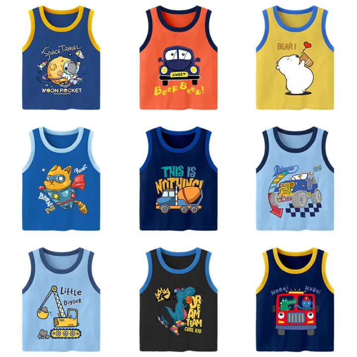 Children's%20Vest%20Summer%20Pure%20Cotton%20Sleeveless%20Waistcoat%20Boy%20Little%20Child%20Baby%20Baby%20Thin%20Breathable%20Little%20Children's%20Clothing%20Summer%20-%20Image%204