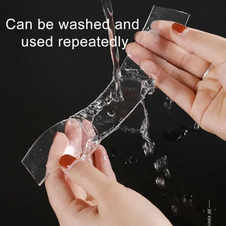 1/2/3M%20Transparent%20Double%20Sided%20Tape%20Mounting%20Tape%20for%20Walls%20Removable%20Washable%20Adhesive%20Tape%20-%20Image%209