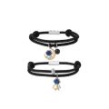 HENLI Minority Unique Moon Valentine's Day Present Adjustable Boys and Girls Astronaut Bracelet Couple Hand Rope Korean Style Jewelry Star.