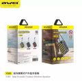 AWEI Y385 4W Promotional Outdoor Bluetooth Speakers Black. 