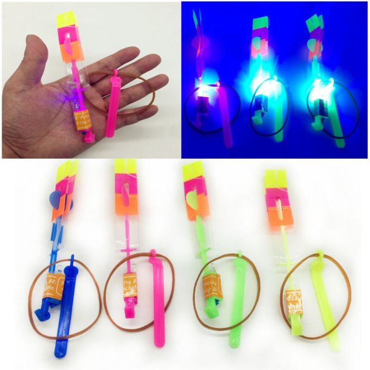 Flashing Luminous Toy Led Flying Arrow led fly Luminous  arrow plastic arrows rocket toy