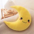 25cm New Sky Style Funny Smile Moon Soft Plush Toy Baby Cute Throw Pillow Comfort Dolls Home Decor Xmas Gift Kids. 