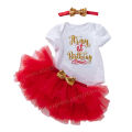 Baby Girl Dress 1st Birthday Party Dresses Girls Baptism Gown 1 Year Baby Outfits Vestido Infantil.