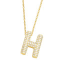 Ornament Stylish and Simple 26 English Letter Necklace Niche Temperament All-Match Clavicle Chain nkt43. 
