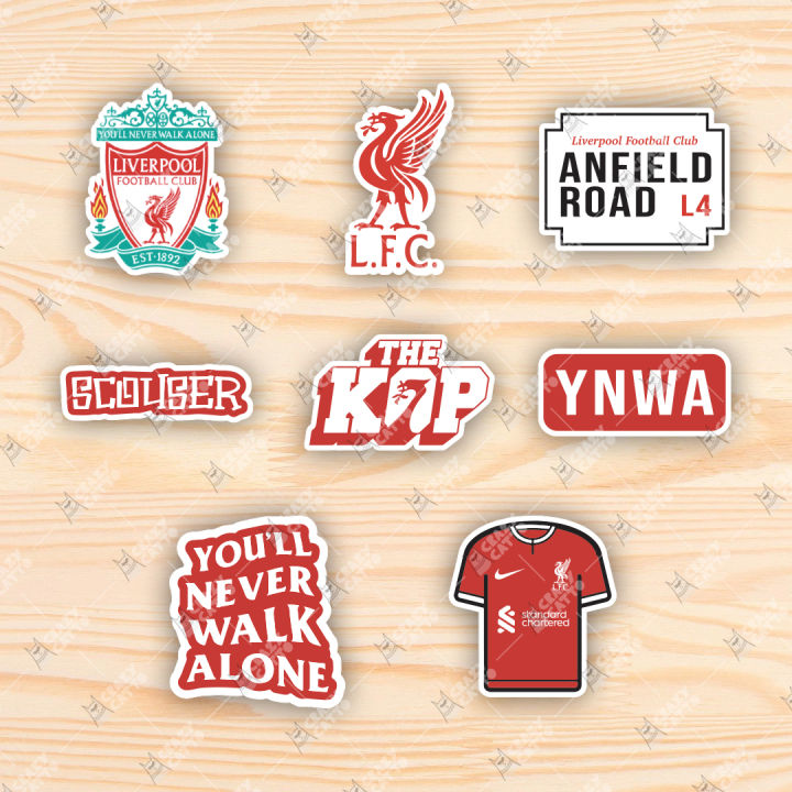 Liverpool FC Sticker Pack 1 Laptop Mobile Vinyl Waterproof Stickers Decal