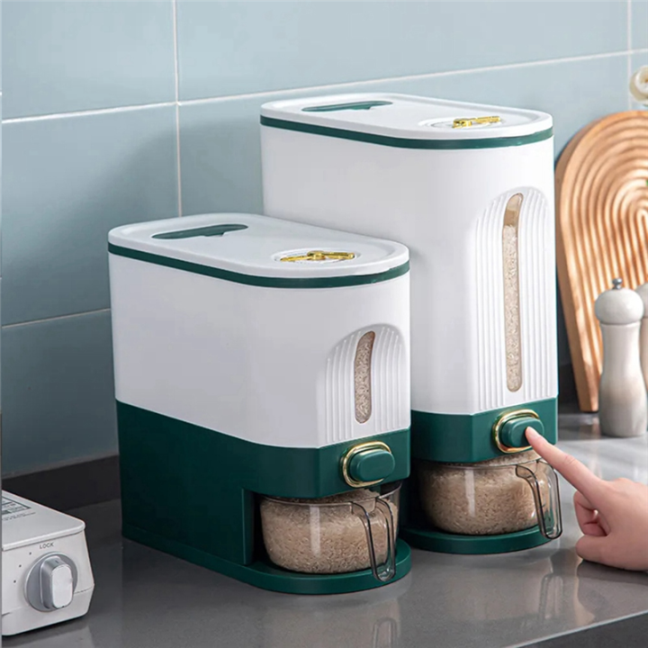 1PC%20Rice%20Storage%20Box%20Sealed%20Rice%20Dispenser%20Capacity%20Grain%20Storage%20Jar%20Bucket%20Pet%20Food%20Container%20Easy%20Install%20Easy%20to%20Use%20,L,Grey%20-%20Image%204