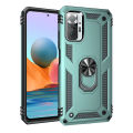 Lereach For Xiaomi Redmi Note 10 Pro / Note 10 Pro Max / Note 10 Pro Mobile Phone Case TUP+PC Hard Ring Car Ring Bracket Shockproof Back Cover. 