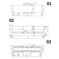 Linear Stage Actuator Linear Rail Sliding Table M5 Movable Nut High Accuracy 1605 Ball Screw Double Track for CNC Machine. 