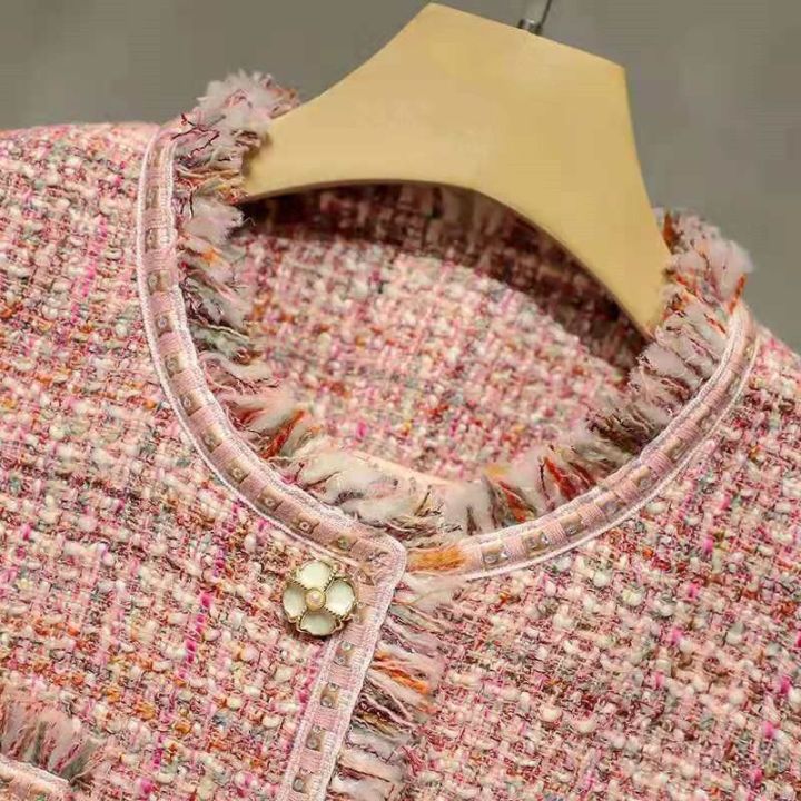 SUO%20NA%20Socialite%20Style%20Coat%20for%20Women2022Spring%20New%20Elegant%20Slightly%20Mature%20Style%20Slim-Fit%20Tweed%20Short%20Coat%20-%20Image%206