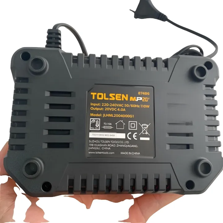 TOLSEN%2020VDC%20Li-ion%20Battery%20Charger%20110W%20For%20charging%20TOLSEN%2020V%204.0Ah%20battery%20(%2087474%20)%20Model:%2087486%20-%20Image%204