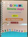 Kids Magic Handwritting Practice Book- 4 PCS SET(Bangla,English,Math & Arabi ) 1 PCS Pen, 7 pcs Sis and 1 Gripper.