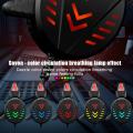 Economic Colorful RGB LED Head-mounted Game Earphones Luminescent Headphones. 
