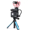 【Lejia】VIJIM Quick Microphone Bracket Adapter Mic Stand Original Case for Gopro Camera. 
